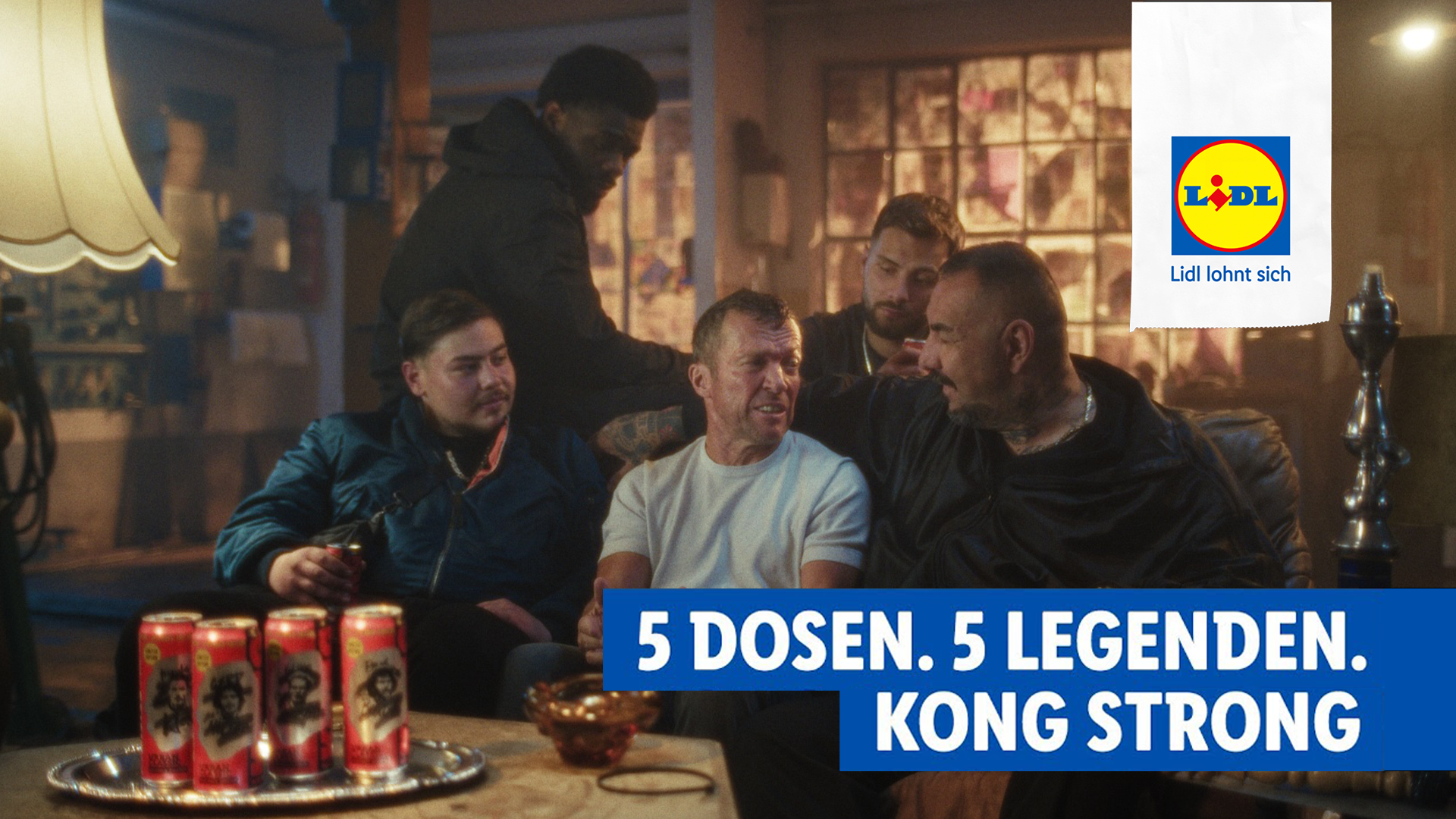 Lidl - 5 Dosen. 5 Legenden Poster